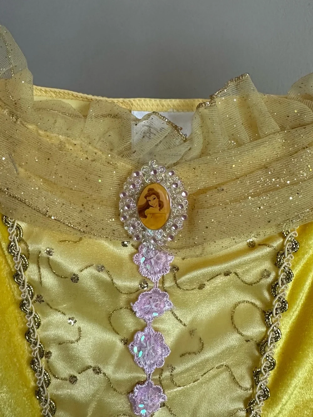 NWT Disney Store Princess Belle Dress Beauty & The Beast Costume Girls Large 10